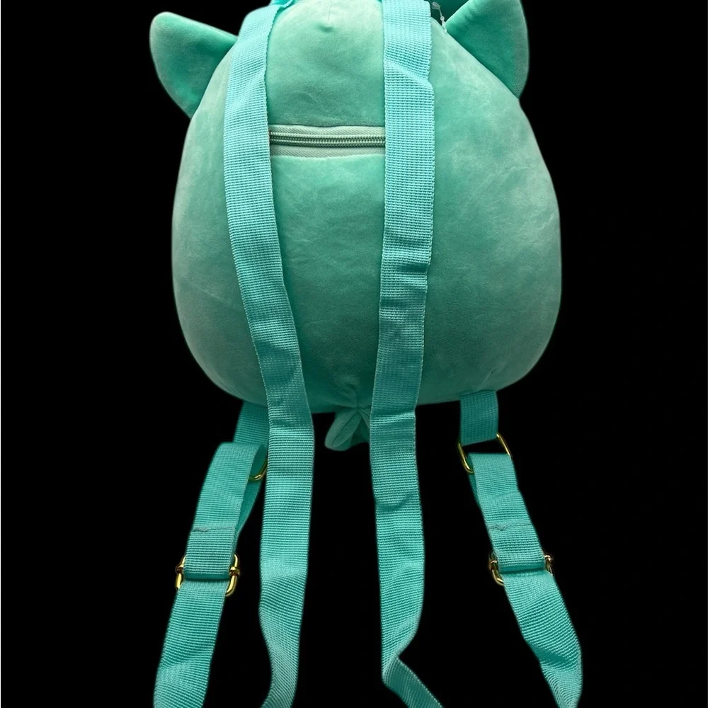 Squishmallows Teal & Cream Owl Kids Backpack – Adorable School or Travel Bag